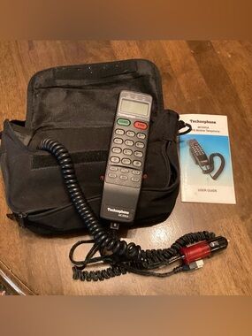 Technophone MC995A Bag Phone w/ Case (Parts/Repair)